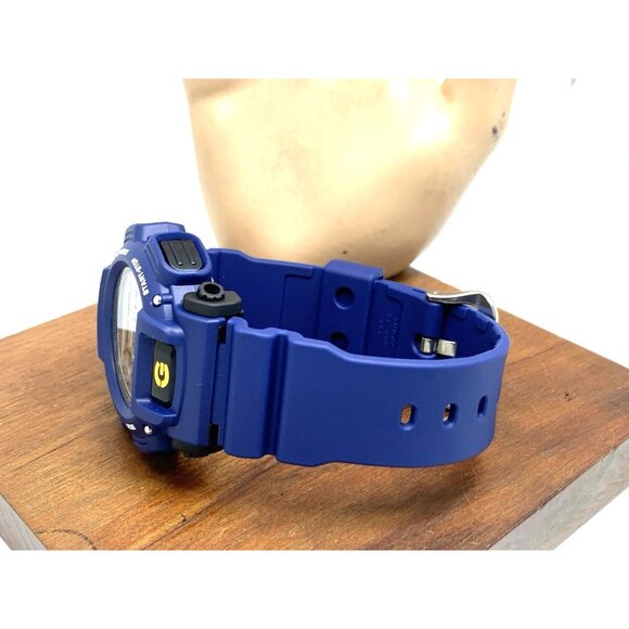 Casio Men's Watch G-Shock DW9052 Quartz Blue Resin Digital Sport 44mm 3232 - Picture 10 of 15